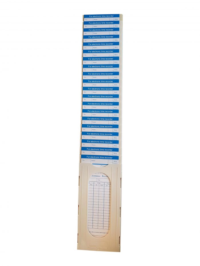 Clock Card Rack 20 Slots - holds 20 employee cards (expandable)