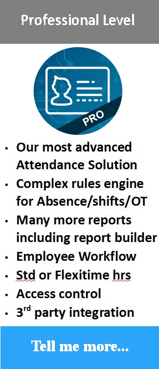 Professional cloud time attendance solution
