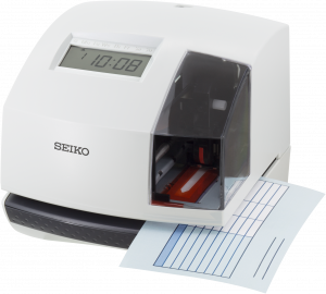 Seiko TP6 Printing on a paper docket
