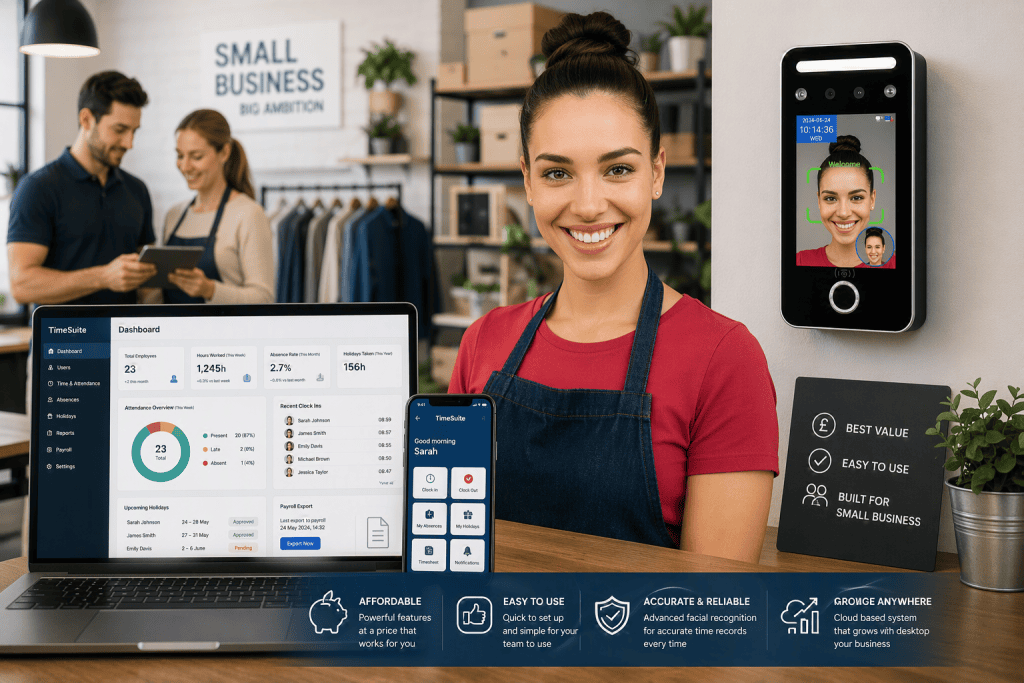 Low cost cloud time attendance solutions