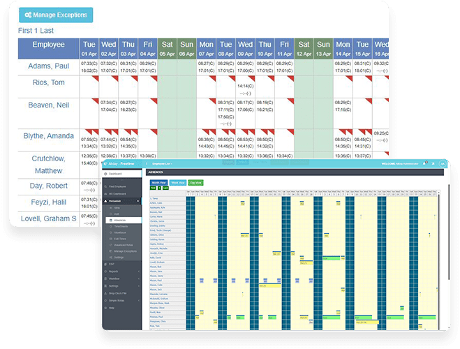 Cloud Time Attendance tracking software