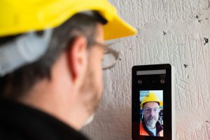 Construction site workers time attendance