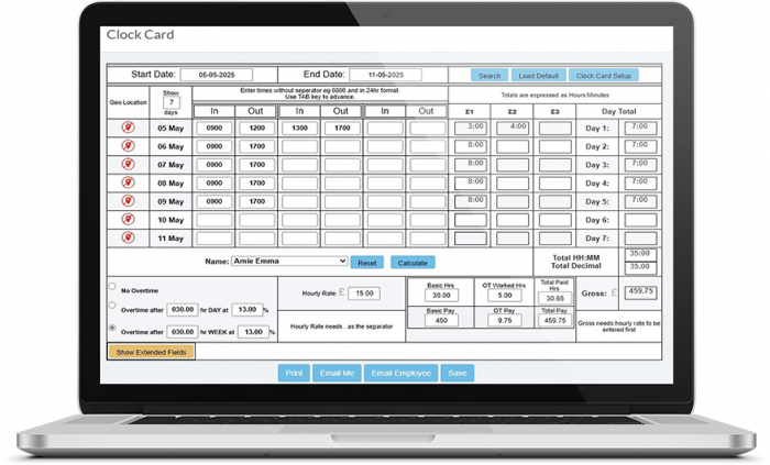 Free Time attendance software