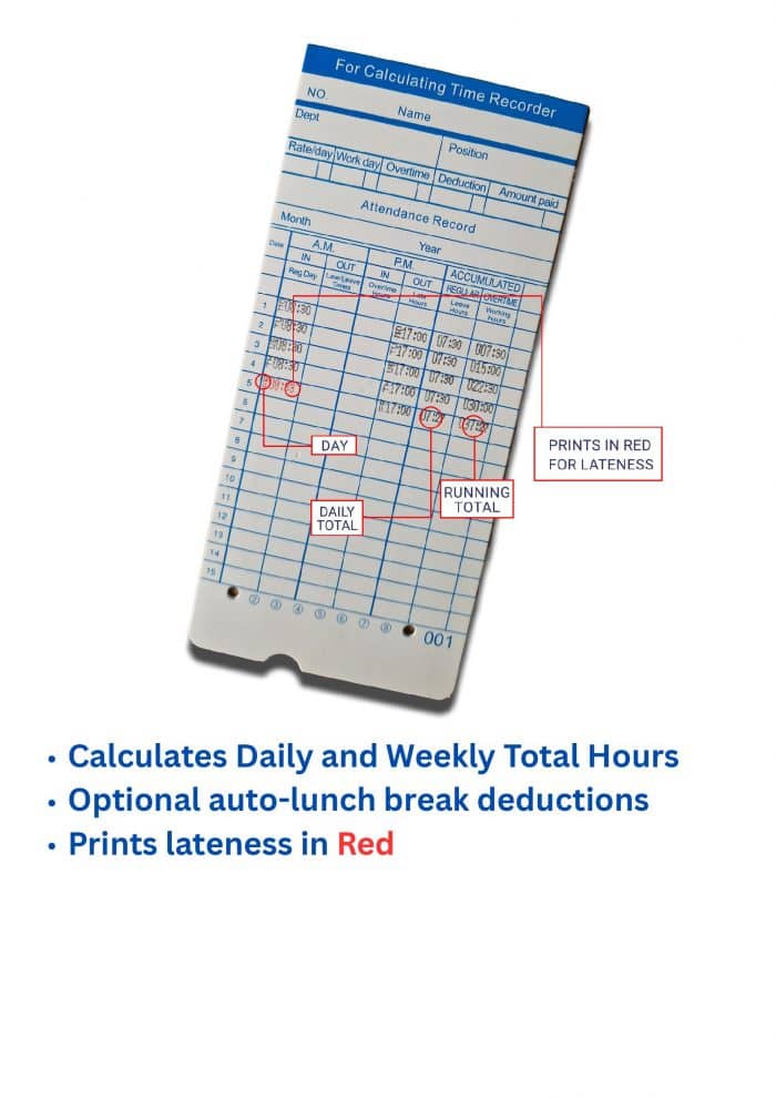 AD595 Calculating Clock Cards - Image 3