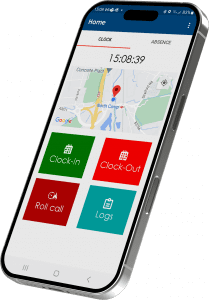 Mobile app for employee attendance
