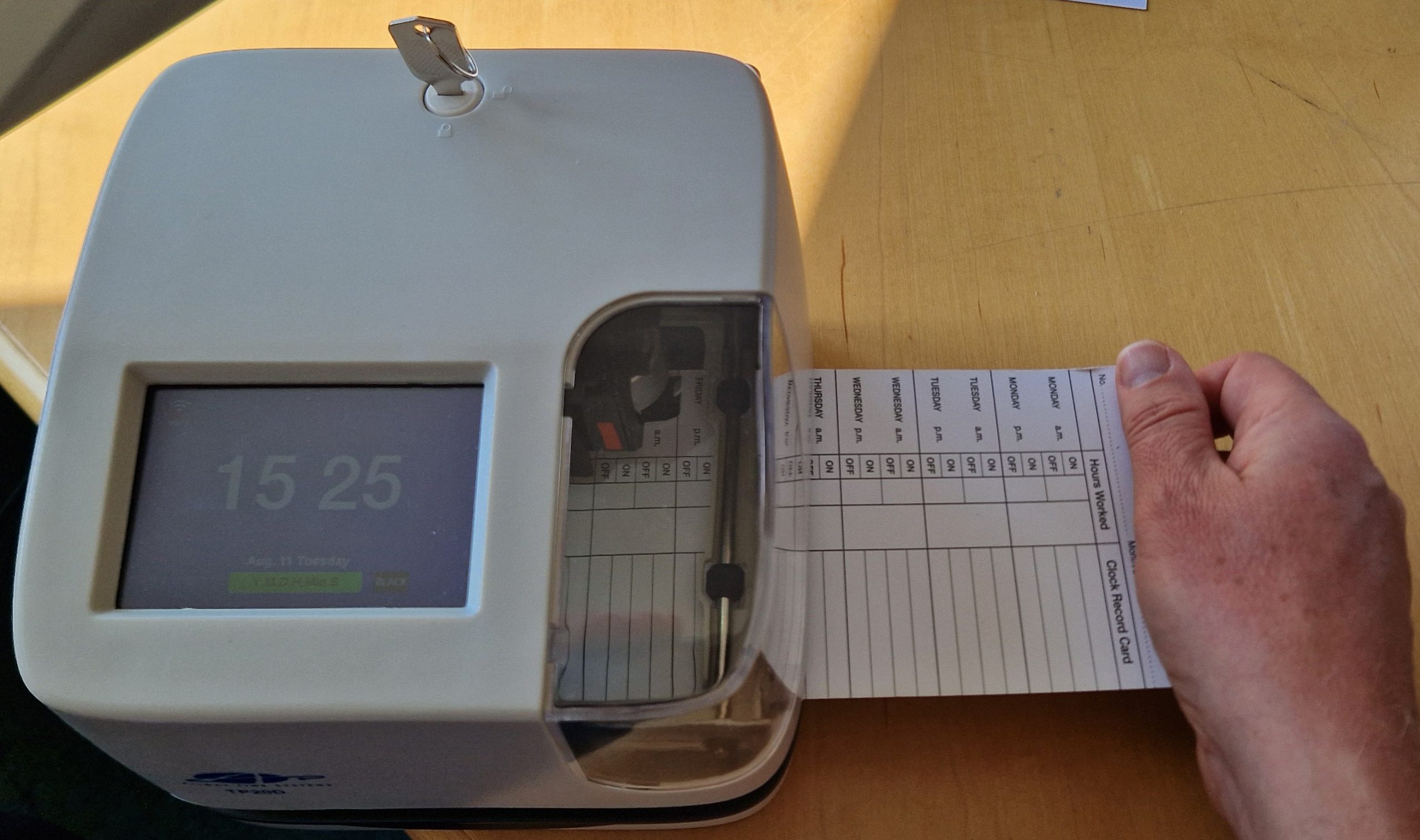 time date stamp machine document stamping