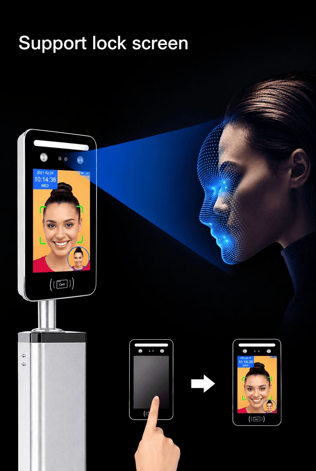 Facial Recognition time attendance biometrics